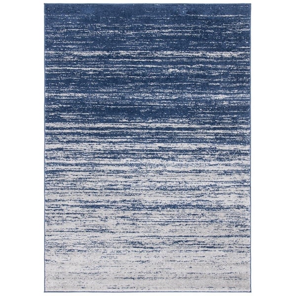 Safavieh 3 x 5 ft. Adirondack Collection Rectangle Rug - Navy & Grey ADR113E-3 - main